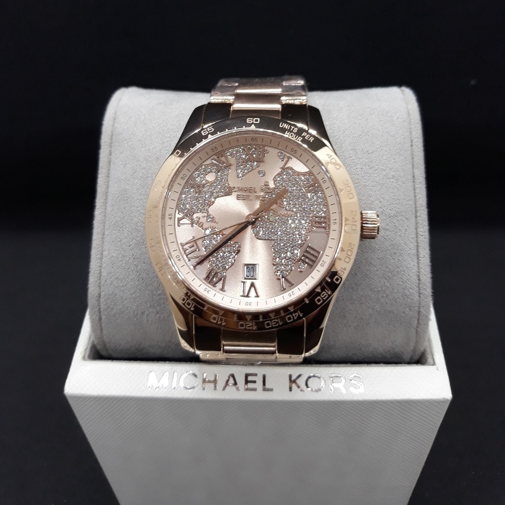 Michael Kors Layton Rose Gold Tone Watch